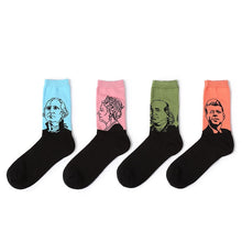 Load image into Gallery viewer, Oil Paiting Socks Celebrity Avatar Art Funny Socks For Couples