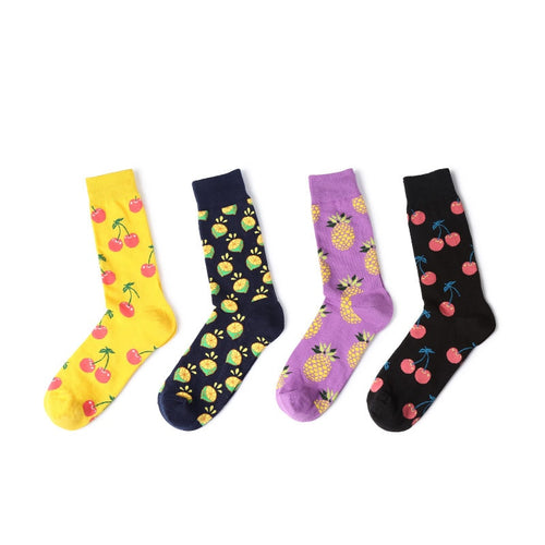 Colorful Fruit Funny Socks For