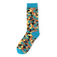Load image into Gallery viewer, Cotton Socks Colorful Camo Patten