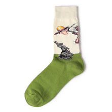 Load image into Gallery viewer, Vintage Oil Paiting Socks
