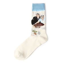 Load image into Gallery viewer, Vintage Oil Paiting Socks